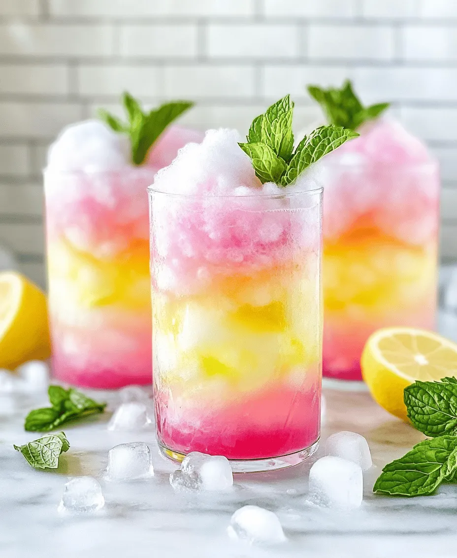 As summer approaches and the sun shines brightly, the allure of refreshing beverages becomes irresistible. Among the myriad of drink options available, two stand out for their nostalgic and delightful qualities: cotton candy and lemonade. The combination of these two beloved treats gives birth to a whimsical and colorful concoction known as Cotton Candy Lemonade Bliss. This vibrant drink marries the sweet, airy essence of cotton candy with the tart, refreshing zing of lemonade, creating a unique beverage that is sure to evoke joy and nostalgia in anyone who takes a sip.