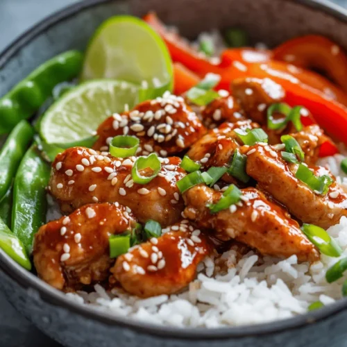 If you’re on the hunt for a meal that combines vibrant flavors, nutritious ingredients, and ease of preparation, look no further than Sweet Chili Chicken Rice Bowls. This enticing dish is not just a feast for the eyes but also a treat for your taste buds. With the perfect balance of sweetness and heat, these rice bowls are sure to become a favorite in your household. The combination of tender chicken thighs, fragrant jasmine rice, and colorful fresh vegetables creates a delightful meal that caters to a variety of dietary preferences.