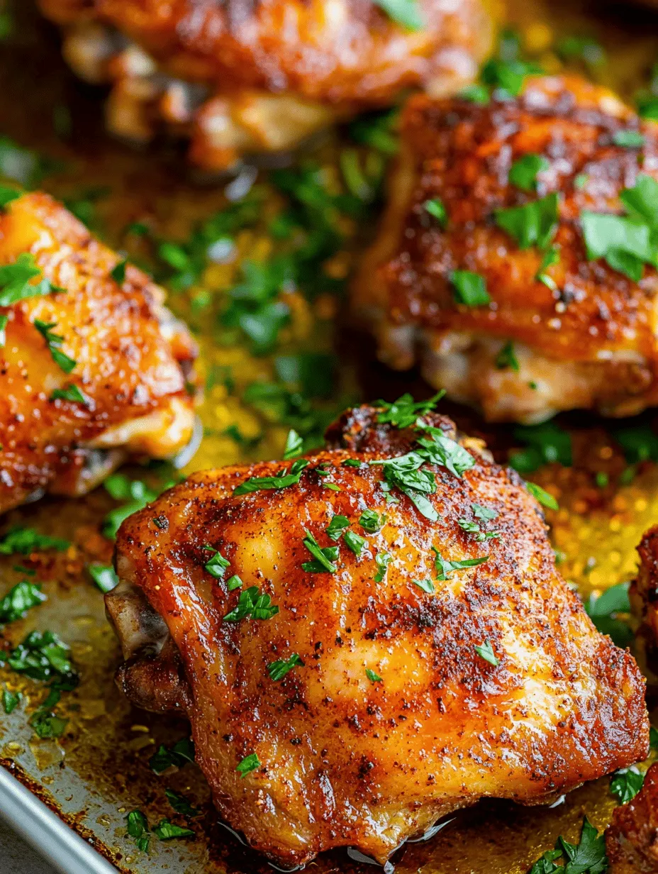 When it comes to creating a delicious, hearty meal, few dishes can compare to the satisfaction of perfectly oven-baked chicken thighs. This recipe promises juicy, flavorful chicken that practically melts in your mouth, all while being incredibly easy to prepare. If you’re someone who enjoys succulent meat without the fuss of complex cooking techniques, you’re in for a treat. Whether you’re planning a cozy family dinner, prepping meals for the week, or hosting friends, this recipe will elevate your culinary game without requiring hours of your time.