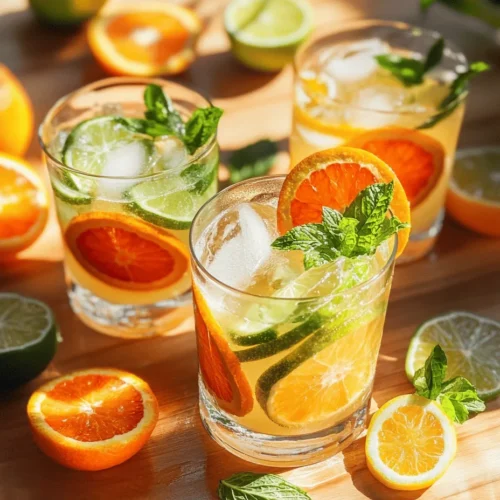 As the sun shines brighter and the temperatures rise, the thirst for something refreshing becomes undeniable. Enter "Chilly Citrus Bliss," a delightful and invigorating citrus drink that captures the essence of summer in every sip. This recipe is not only a feast for the senses but also a healthful choice that brings together the vibrant flavors of fresh citrus fruits, the coolness of mint, and the effervescence of sparkling water. Whether you’re hosting a summer gathering, celebrating a festive occasion, or simply seeking a revitalizing beverage on a warm day, Chilly Citrus Bliss is the perfect companion.