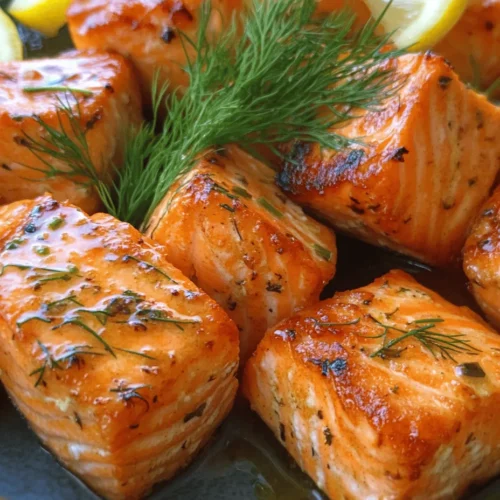 If you're in search of a culinary experience that combines simplicity with exquisite flavor, look no further than Savory Lemon Butter Salmon Bites. This dish is not only a feast for the taste buds but also a quick and nutritious option for busy weeknights or elegant dinner parties. The star of this recipe, salmon, pairs beautifully with the rich creaminess of butter and the bright, zesty notes of fresh lemon, creating a delightful harmony that will leave your guests asking for seconds.