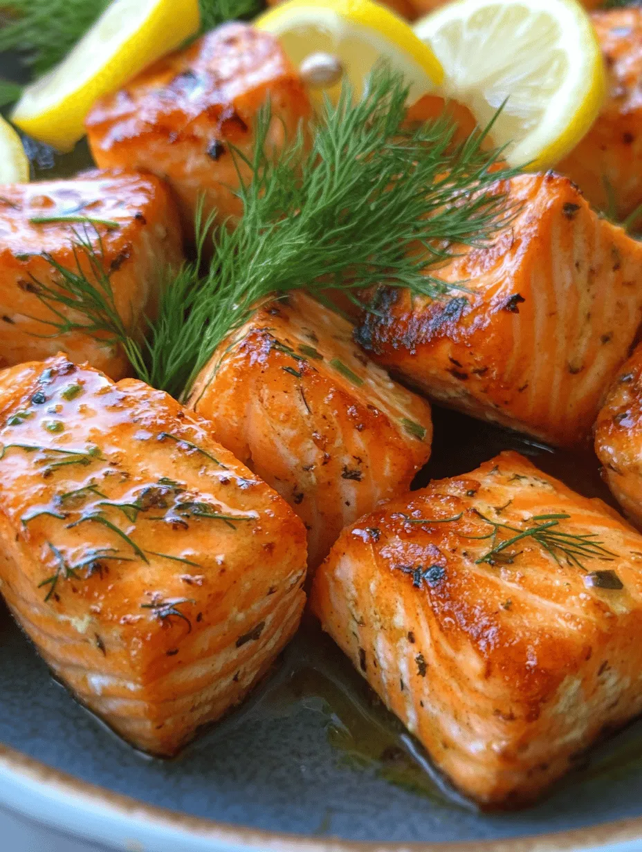 If you're in search of a culinary experience that combines simplicity with exquisite flavor, look no further than Savory Lemon Butter Salmon Bites. This dish is not only a feast for the taste buds but also a quick and nutritious option for busy weeknights or elegant dinner parties. The star of this recipe, salmon, pairs beautifully with the rich creaminess of butter and the bright, zesty notes of fresh lemon, creating a delightful harmony that will leave your guests asking for seconds.