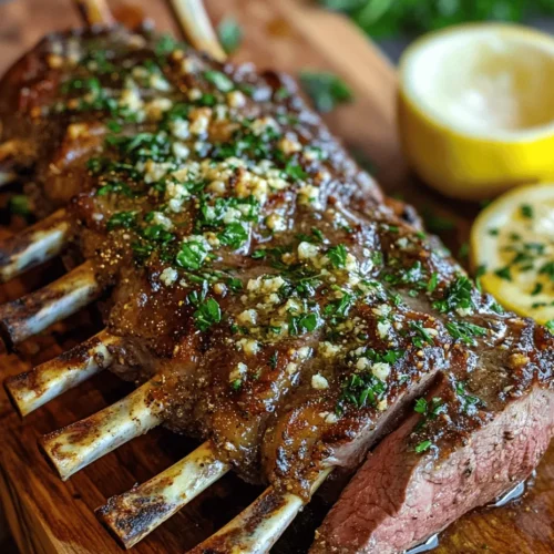 The star of our dish is undoubtedly the rack of lamb, a cut that is as flavorful as it is visually stunning. A rack of lamb consists of a series of ribs that are typically frenched to enhance presentation. When selecting your rack of lamb, look for high-quality cuts with a good amount of marbling, as this will contribute to both flavor and tenderness.