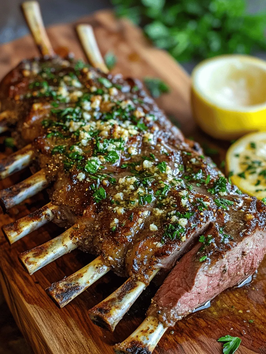 The star of our dish is undoubtedly the rack of lamb, a cut that is as flavorful as it is visually stunning. A rack of lamb consists of a series of ribs that are typically frenched to enhance presentation. When selecting your rack of lamb, look for high-quality cuts with a good amount of marbling, as this will contribute to both flavor and tenderness.