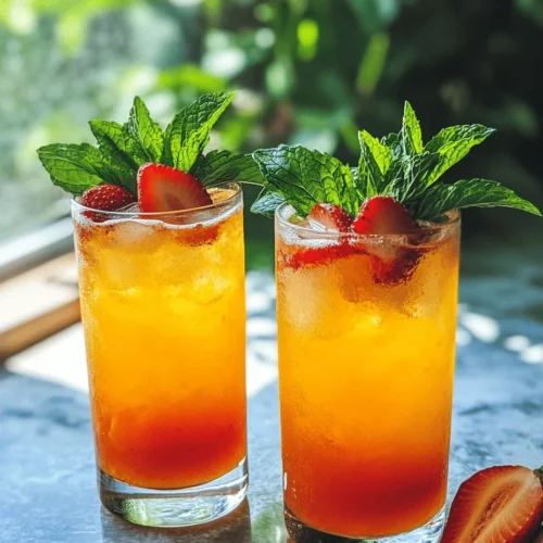 As the sun rises, casting a golden glow across the horizon, there's no better way to greet the day than with a refreshing drink that embodies the vibrancy of a new dawn. Enter the Sweet Sunrise Fizz, a delightful concoction that harmoniously blends fresh orange juice, coconut water, honey, and mint for a revitalizing beverage experience. This invigorating drink not only tantalizes your taste buds but also offers an array of health benefits, making it a must-try for health-conscious individuals and beverage enthusiasts alike.