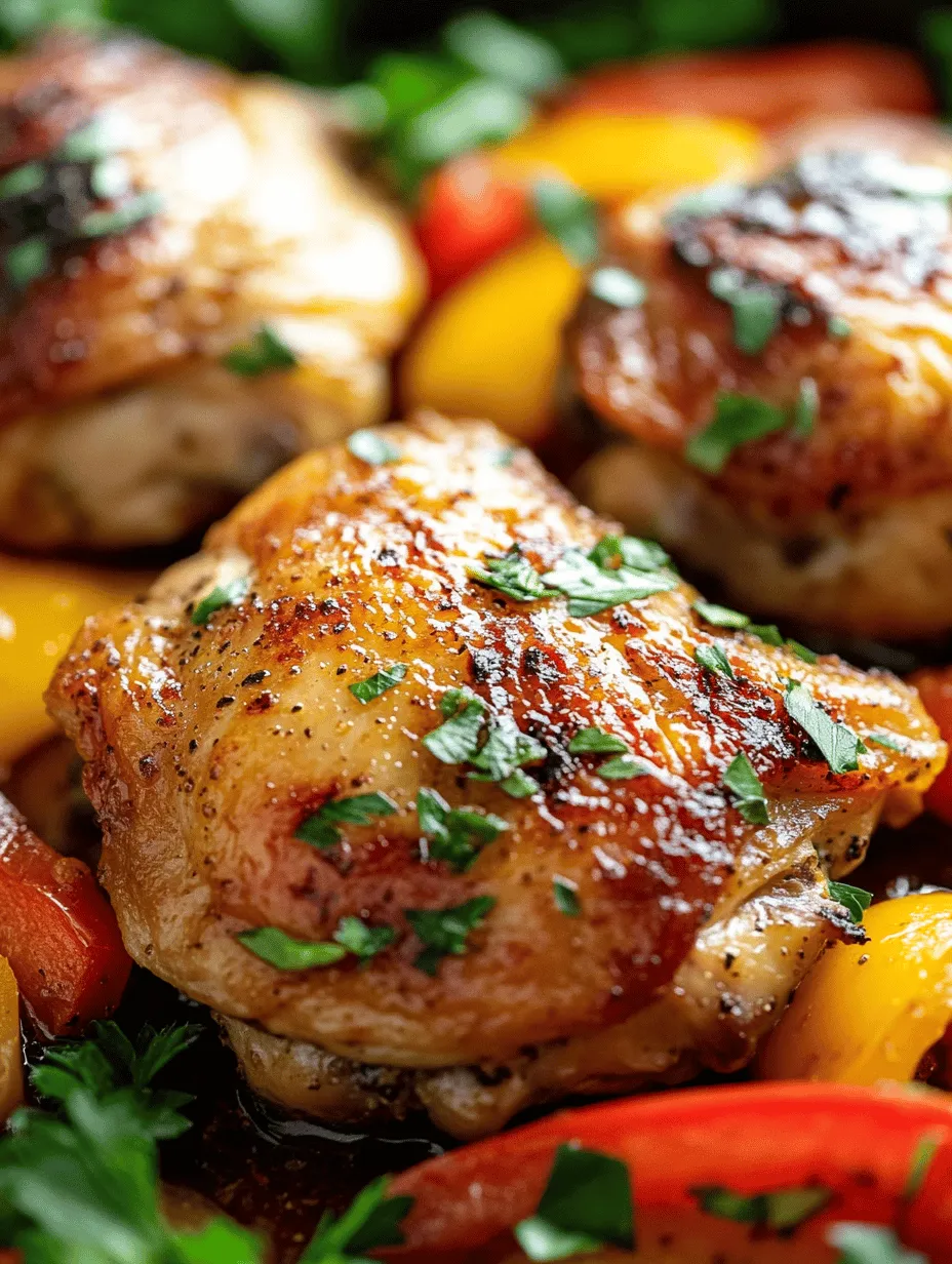 Sautéed Chicken Thighs with Sweet Bell Peppers is not just a dish; it's a celebration of flavor, nutrition, and culinary simplicity. In a world where busy schedules often dictate our meal choices, this recipe stands out for its quick preparation time and the vibrant flavors that come together effortlessly. Whether you're cooking for your family or entertaining guests, this dish is sure to impress and satisfy.