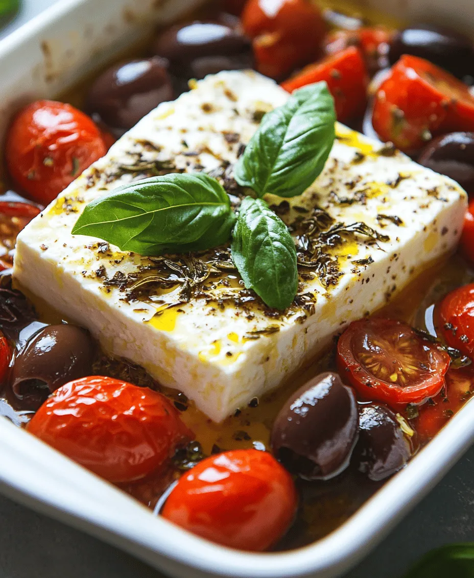 Baked Feta Delight with Tomatoes & Olives is more than just a dish; it’s a culinary experience that has captivated the hearts of food enthusiasts around the globe. Originating from the sun-kissed Mediterranean region, this delightful recipe combines the creamy richness of feta cheese with the sweet juiciness of tomatoes and the briny depth of olives. This harmonious blend of flavors not only elevates ordinary meals but also makes it a versatile dish suitable for various occasions—be it a casual weeknight dinner, an elegant gathering, or even an indulgent snack.