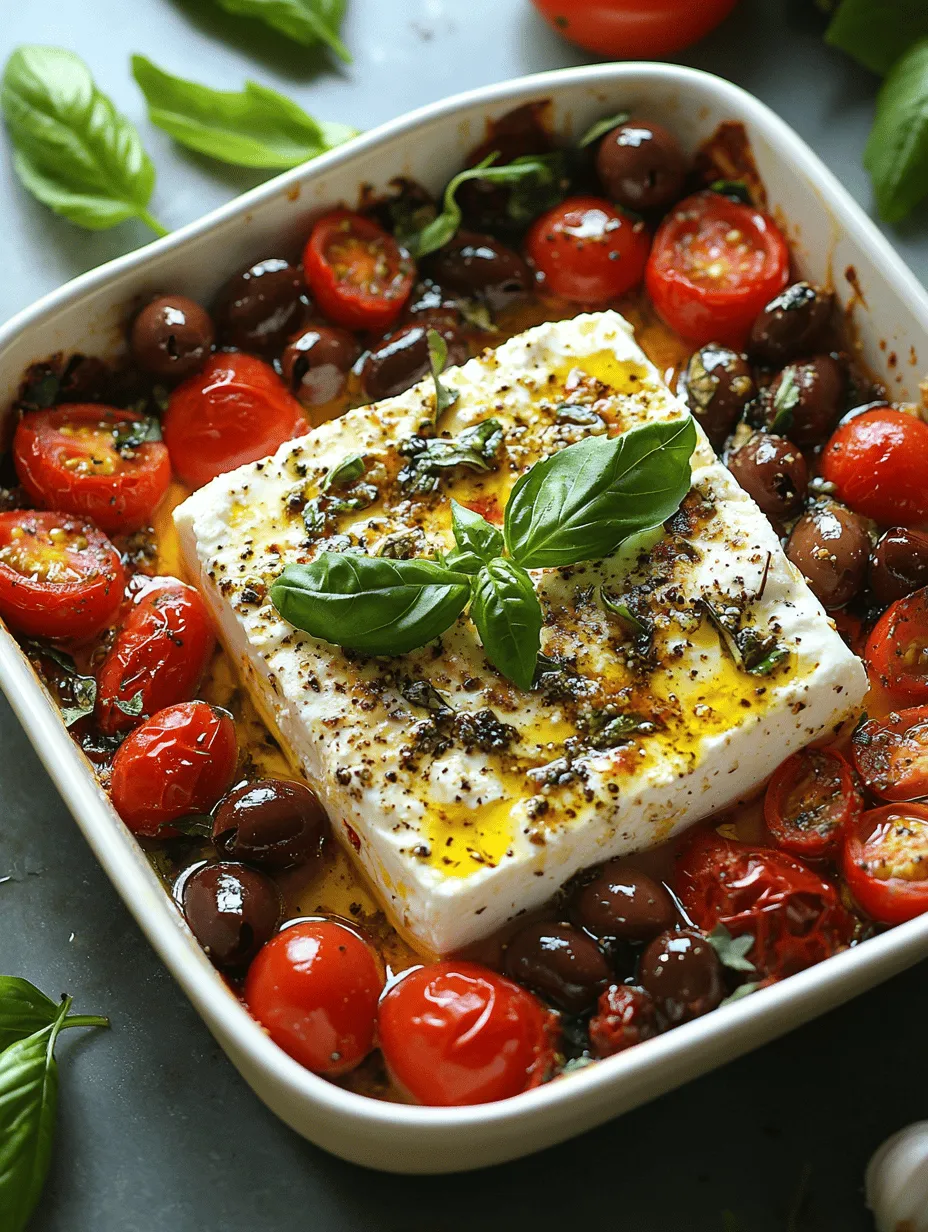 Baked Feta Delight with Tomatoes & Olives is more than just a dish; it’s a culinary experience that has captivated the hearts of food enthusiasts around the globe. Originating from the sun-kissed Mediterranean region, this delightful recipe combines the creamy richness of feta cheese with the sweet juiciness of tomatoes and the briny depth of olives. This harmonious blend of flavors not only elevates ordinary meals but also makes it a versatile dish suitable for various occasions—be it a casual weeknight dinner, an elegant gathering, or even an indulgent snack.