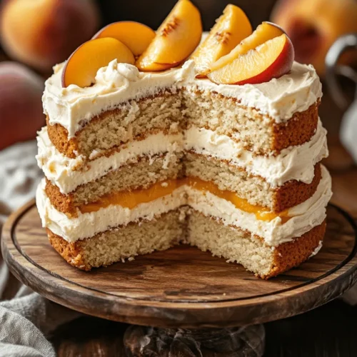 When it comes to indulgent desserts, few can compete with the charm and allure of a layer cake. Imagine a cake that combines the rich, caramel-like sweetness of brown sugar with the fresh, juicy brightness of ripe peaches. The Brown Sugar Layer Cake with Peach Filling is not just a dessert; it’s an experience that celebrates summer flavors and the joy of baking. This cake is perfect for a variety of occasions, from summer gatherings and birthdays to special celebrations that call for a touch of sweetness.