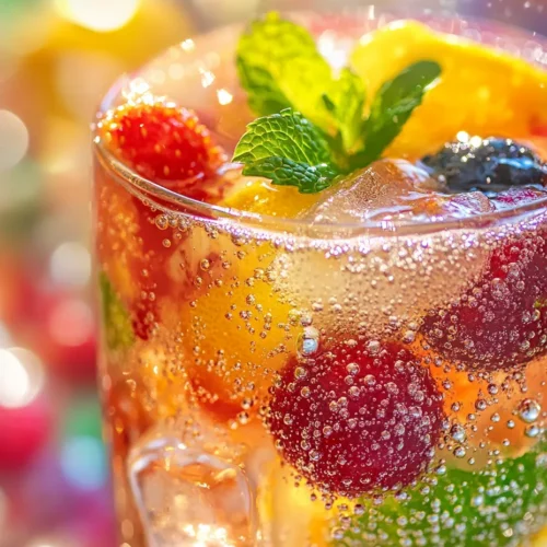 In recent years, there has been a noticeable trend toward homemade beverages, as individuals seek healthier, more personalized alternatives to store-bought drinks. This shift reflects a broader desire for transparency in food preparation and a yearning for creativity in the kitchen. One delightful option that perfectly embodies this trend is the Fizzy Fruit Splash. This refreshing beverage not only quenches your thirst but also allows you to indulge in the vibrant flavors of fresh, seasonal fruits.