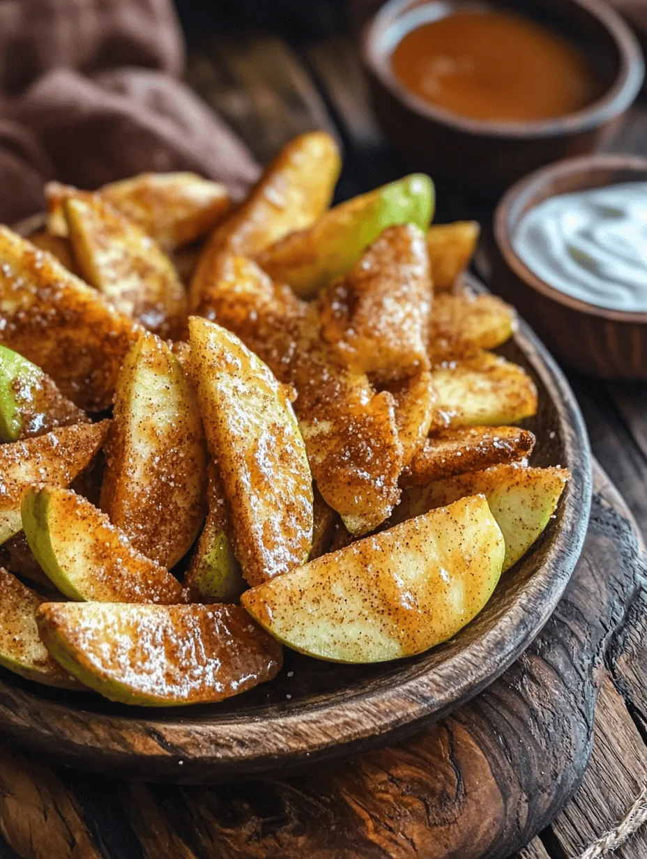 Are you on the lookout for a delicious snack that’s both healthy and indulgent? Look no further than crispy cinnamon apple wedge fries! This recipe combines the natural sweetness of apples with the warmth of cinnamon and a satisfying crunch, making it an irresistible treat. Not only do these apple wedge fries satisfy your sweet tooth, but they also offer a comforting taste that can evoke fond memories of family gatherings and cozy autumn afternoons. Whether you're hosting a party, looking for an after-school snack, or simply craving something sweet, this recipe has you covered.