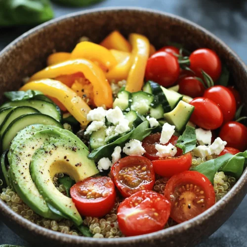 In today’s fast-paced world, the quest for healthy yet delicious meals can often feel overwhelming. Enter the Zesty Quinoa & Veggie Bowls—a vibrant and nutritious dish that is not only visually stunning but also packs a punch in terms of flavor and health benefits. This recipe combines protein-rich quinoa with a medley of fresh vegetables, making it an ideal choice for anyone looking to embrace a healthier lifestyle.