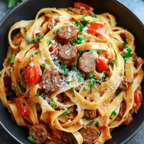 Crafting the perfect Creamy Cajun Sausage Pasta begins with understanding its essential components. Each ingredient plays a crucial role in building layers of flavor and creating the signature creamy texture that makes this dish so appealing. Let’s explore the primary ingredients that contribute to its unique and mouthwatering profile.