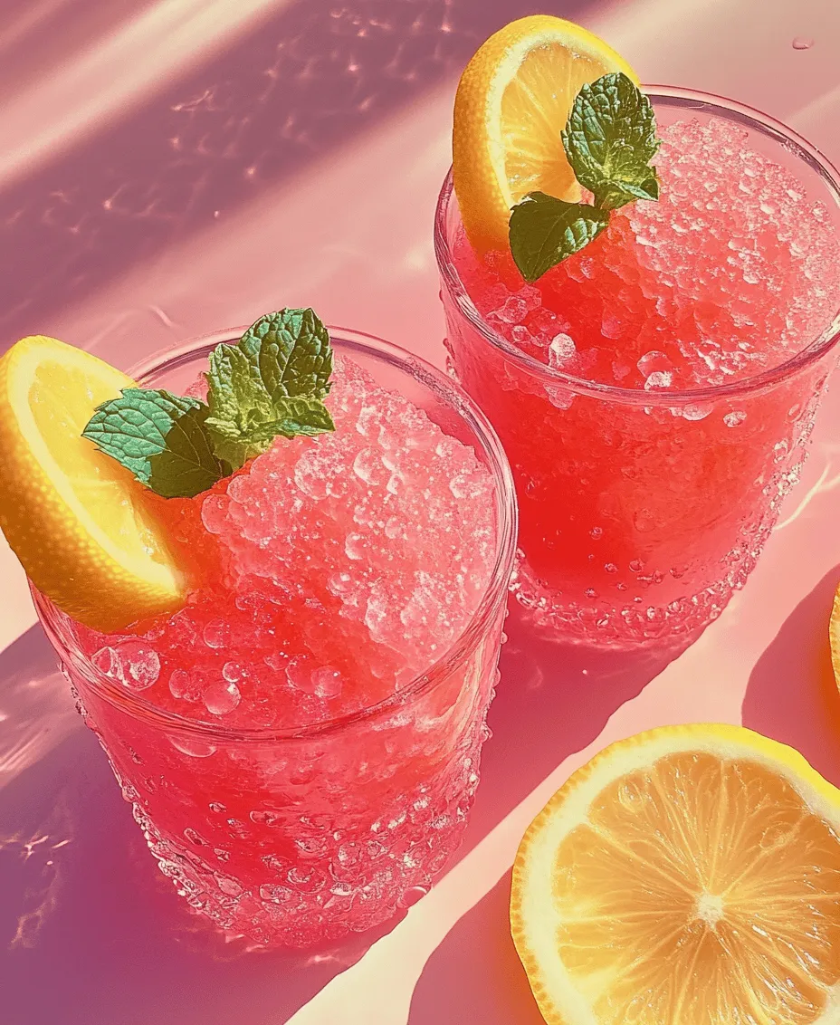 As the sun blazes and temperatures rise, nothing beats a refreshing summer beverage to cool you down. From chilled teas to vibrant smoothies, the options are endless, but one drink stands out as the quintessential summer treat: the watermelon lemonade slushie. This delightful concoction perfectly encapsulates the essence of summer, combining the sweet juiciness of watermelon with the zesty brightness of fresh lemonade. Whether you’re lounging by the pool, hosting a backyard barbecue, or simply seeking a revitalizing drink on a hot day, the watermelon lemonade slushie is an irresistible choice.