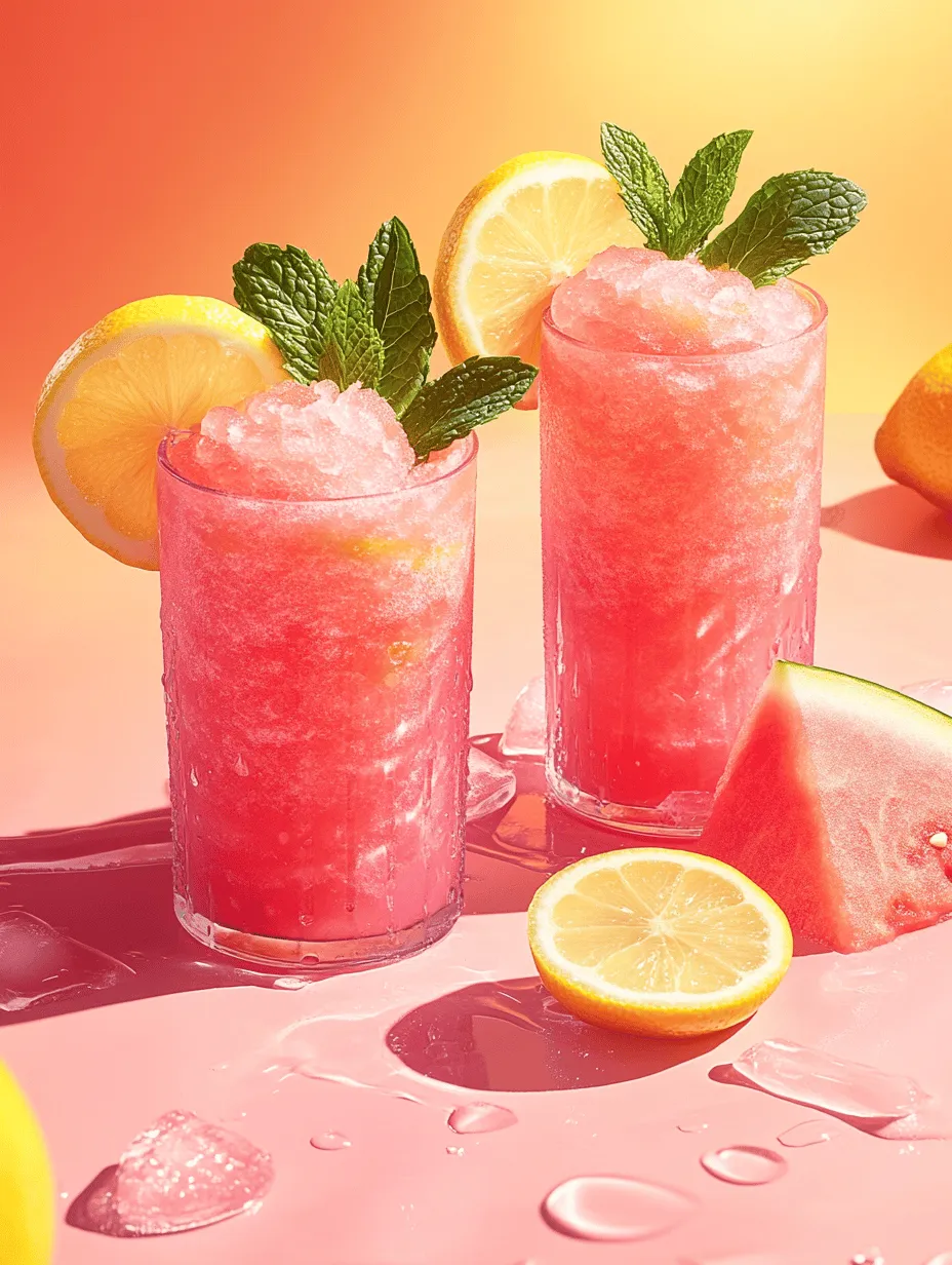 As the sun blazes and temperatures rise, nothing beats a refreshing summer beverage to cool you down. From chilled teas to vibrant smoothies, the options are endless, but one drink stands out as the quintessential summer treat: the watermelon lemonade slushie. This delightful concoction perfectly encapsulates the essence of summer, combining the sweet juiciness of watermelon with the zesty brightness of fresh lemonade. Whether you’re lounging by the pool, hosting a backyard barbecue, or simply seeking a revitalizing drink on a hot day, the watermelon lemonade slushie is an irresistible choice.
