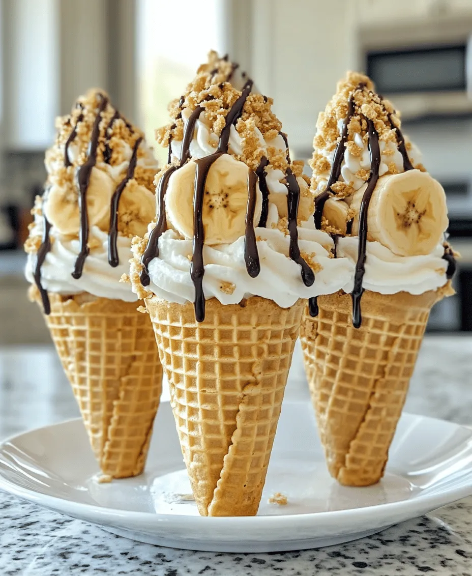 A well-crafted Banana Cheesecake Cone offers a delightful balance of flavors and textures. The creamy cheesecake filling is not overly sweet, thanks to the inclusion of ripe bananas and a touch of lemon juice, which adds a refreshing tanginess. This balance of sweetness and tartness makes for a harmonious flavor experience. The fresh bananas not only enhance the overall taste but also contribute moisture to the filling, ensuring it remains luscious and satisfying.