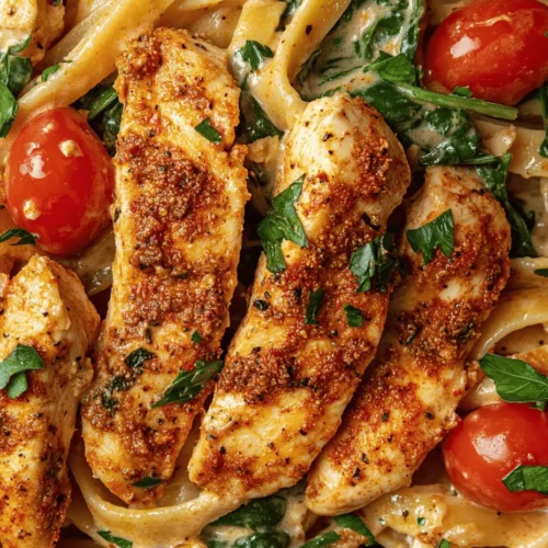 If you're searching for a delicious, quick, and satisfying meal that will tantalize your taste buds, look no further than Quick and Creamy Cajun Chicken Pasta. This dish marries the bold, spicy flavors of Cajun cuisine with the comfort of creamy pasta, creating an irresistible combination that is sure to please everyone at the dinner table. With its vibrant flavors and rich textures, this meal is not only a feast for the palate but also a visual delight, making it a perfect choice for both family dinners and entertaining guests.