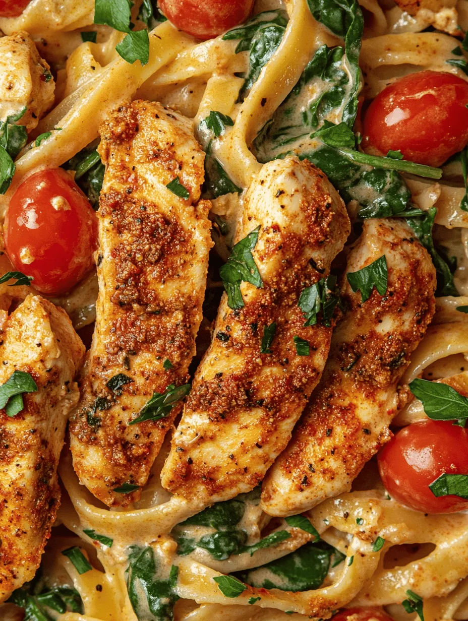 If you're searching for a delicious, quick, and satisfying meal that will tantalize your taste buds, look no further than Quick and Creamy Cajun Chicken Pasta. This dish marries the bold, spicy flavors of Cajun cuisine with the comfort of creamy pasta, creating an irresistible combination that is sure to please everyone at the dinner table. With its vibrant flavors and rich textures, this meal is not only a feast for the palate but also a visual delight, making it a perfect choice for both family dinners and entertaining guests.