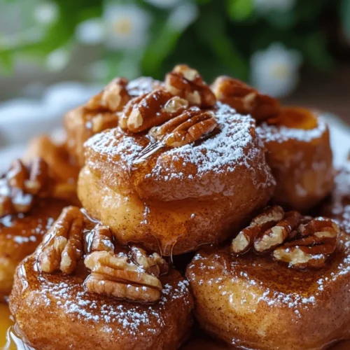 If you're looking for a breakfast dish that combines comfort and indulgence, look no further than Cinnamon Roll French Toast Bites. This delightful fusion brings together two beloved breakfast classics: the gooey sweetness of cinnamon rolls and the rich, custardy goodness of French toast. Imagine sinking your teeth into soft, pillowy bites that are bursting with cinnamon flavor, all while being perfectly crispy on the outside. Whether you're preparing a special brunch for friends or a cozy family breakfast, these Cinnamon Roll French Toast Bites are sure to impress and satisfy.