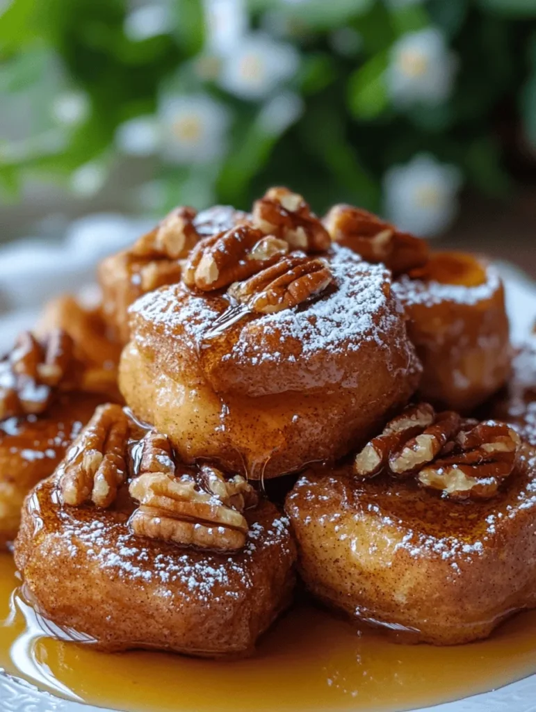 If you're looking for a breakfast dish that combines comfort and indulgence, look no further than Cinnamon Roll French Toast Bites. This delightful fusion brings together two beloved breakfast classics: the gooey sweetness of cinnamon rolls and the rich, custardy goodness of French toast. Imagine sinking your teeth into soft, pillowy bites that are bursting with cinnamon flavor, all while being perfectly crispy on the outside. Whether you're preparing a special brunch for friends or a cozy family breakfast, these Cinnamon Roll French Toast Bites are sure to impress and satisfy.