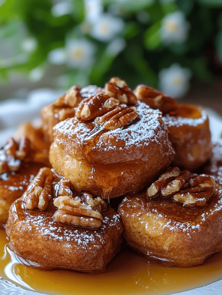 If you're looking for a breakfast dish that combines comfort and indulgence, look no further than Cinnamon Roll French Toast Bites. This delightful fusion brings together two beloved breakfast classics: the gooey sweetness of cinnamon rolls and the rich, custardy goodness of French toast. Imagine sinking your teeth into soft, pillowy bites that are bursting with cinnamon flavor, all while being perfectly crispy on the outside. Whether you're preparing a special brunch for friends or a cozy family breakfast, these Cinnamon Roll French Toast Bites are sure to impress and satisfy.