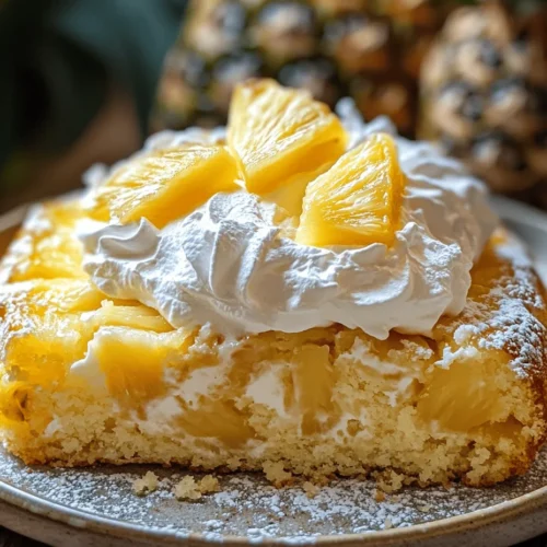 Welcome to the delightful world of cake baking, where flavors and textures come together to create unforgettable desserts. Today, we are diving into the luscious Pineapple Condensed Milk Cake Delight, a tropical treat that promises to whisk you away to sun-kissed shores with every bite. This cake is not just a feast for the taste buds; it is a visual masterpiece that can brighten up any gathering with its vibrant colors and inviting aroma.