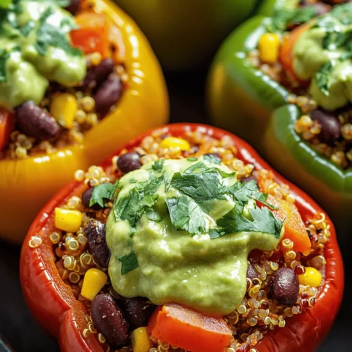 Quinoa-stuffed bell peppers are not just a feast for the eyes; they also offer a delightful blend of flavors, textures, and nutritional benefits that make them a standout dish in any meal plan. This vibrant recipe is perfect for anyone looking to incorporate more whole foods into their diet while satisfying their cravings for something hearty and delicious.