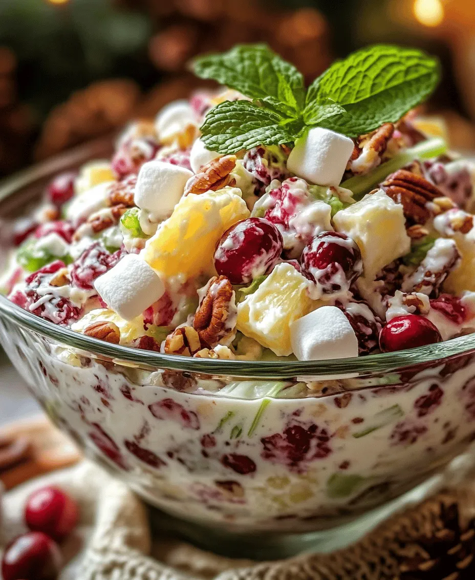 As the seasons change and the holiday spirit fills the air, the quest for the perfect dish to celebrate gatherings becomes paramount. Enter the Cranberry Bliss Salad—a vibrant and refreshing addition to any table, bursting with seasonal flavors that delight the palate. This salad is not just a feast for the eyes, boasting a colorful array of ingredients, but it also embodies the essence of the holidays with its harmonious blend of tart cranberries, creamy yogurt, and crunchy nuts. Whether you're hosting a festive dinner party, attending a potluck, or simply looking for a delicious side dish to complement your family meal, this salad checks all the boxes.