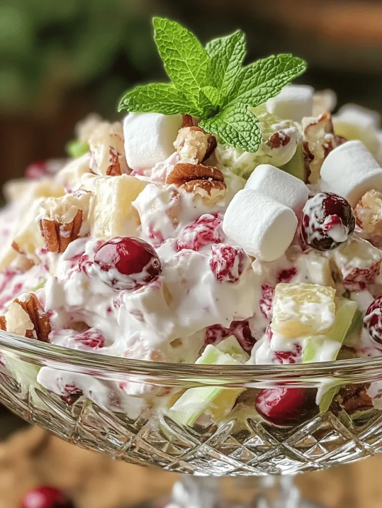As the seasons change and the holiday spirit fills the air, the quest for the perfect dish to celebrate gatherings becomes paramount. Enter the Cranberry Bliss Salad—a vibrant and refreshing addition to any table, bursting with seasonal flavors that delight the palate. This salad is not just a feast for the eyes, boasting a colorful array of ingredients, but it also embodies the essence of the holidays with its harmonious blend of tart cranberries, creamy yogurt, and crunchy nuts. Whether you're hosting a festive dinner party, attending a potluck, or simply looking for a delicious side dish to complement your family meal, this salad checks all the boxes.