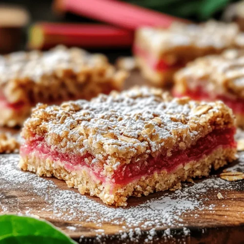 Oatmeal bars have gained immense popularity in recent years, and for good reason. These delightful treats combine wholesome ingredients with scrumptious flavors, making them perfect for a variety of occasions. Among the many ways to elevate these bars, incorporating rhubarb adds a unique tartness that beautifully balances the sweetness of the oats and sugars. Whether you’re looking for a snack to fuel your day, a dessert to impress your guests, or a dish to bring to a potluck, these oatmeal rhubarb bars are a versatile option that everyone will enjoy.