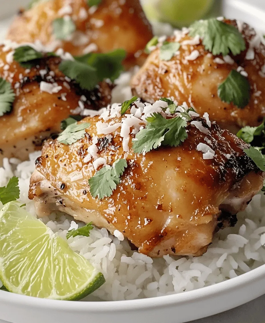 Transport your taste buds to a sun-kissed beach with this Tropical Coconut Chicken Delight. This exotic dish is a celebration of vibrant flavors and inviting aromas, inspired by the lush landscapes and culinary traditions of tropical regions. With its luscious coconut milk and zesty lime, this recipe creates a harmonious blend that encapsulates the essence of paradise. Whether you're seeking a quick weeknight dinner or a spectacular centerpiece for your next gathering, this dish promises to deliver an unforgettable culinary experience.