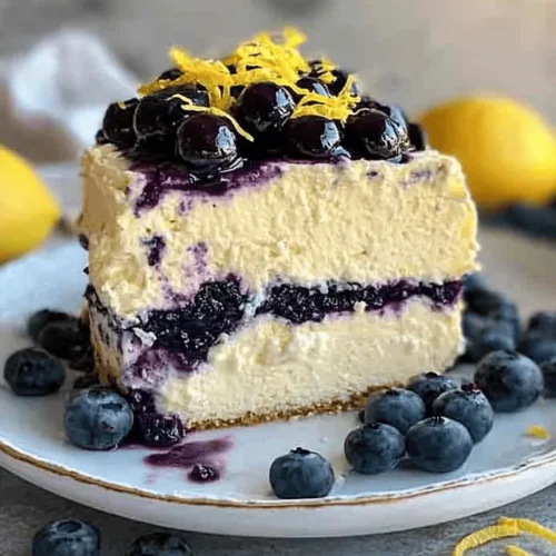Creating the creamy cheesecake layer is one of the most crucial steps in your Lemon Blueberry Cheesecake Cake. This layer adds richness and a velvety texture that perfectly complements the lightness of the sponge cake and the freshness of the blueberry sauce.