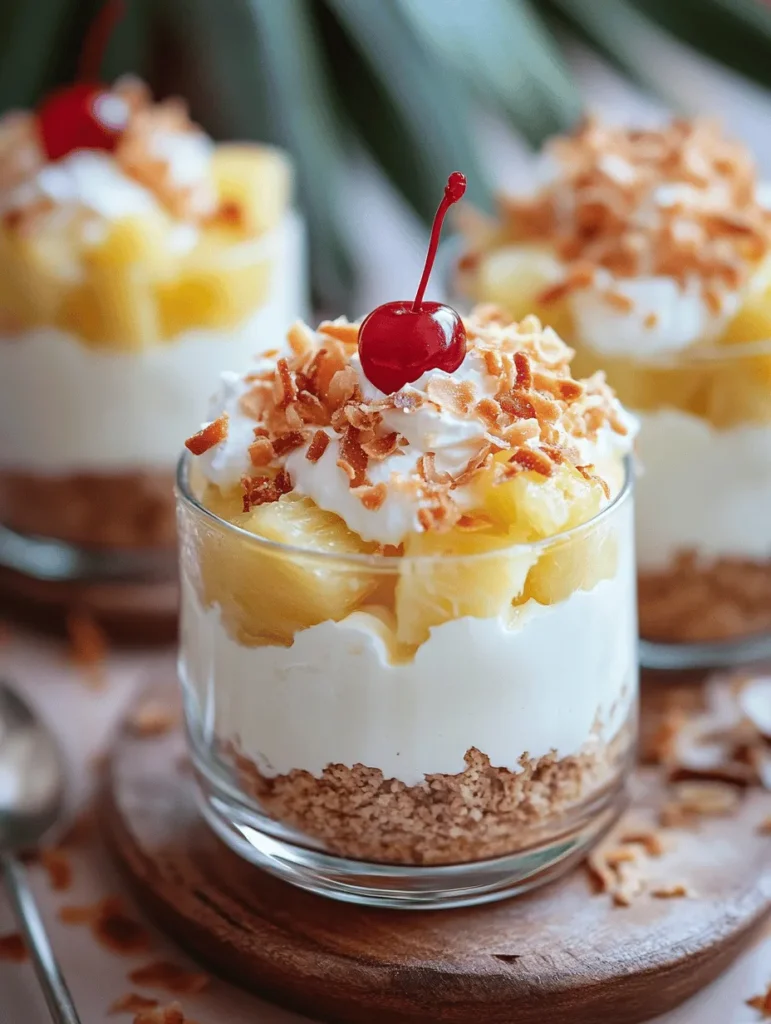 To create the perfect Pina Colada Cheesecake Mousse, it’s crucial to understand the role each ingredient plays in this delightful dessert. Here’s a closer look at the key components that contribute to its fantastic flavor and texture: