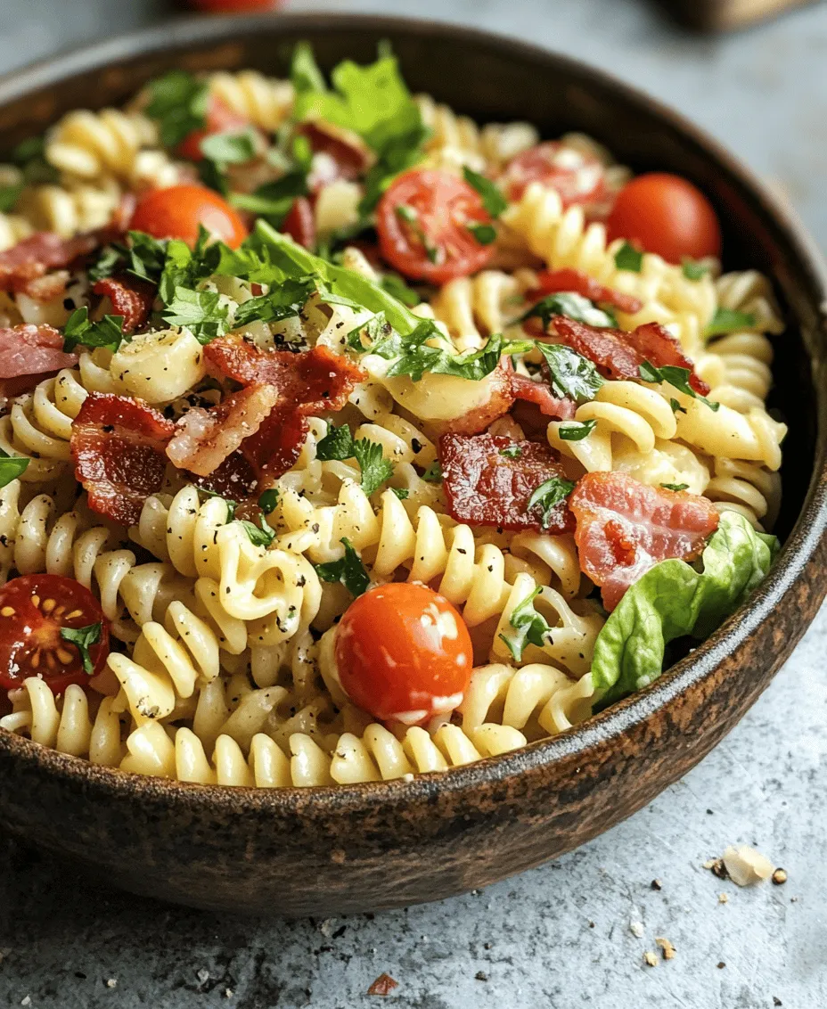 If you’re a fan of the classic BLT sandwich, then you’re in for a treat with this Savory Bacon-Lover's BLT Pasta Salad Recipe. This delightful dish takes the beloved flavors of bacon, lettuce, and tomatoes and transforms them into a satisfying pasta salad that is perfect for any occasion. Whether it’s a summer picnic, a potluck, or a family dinner, this recipe promises to be a crowd-pleaser that combines comfort and freshness in every bite.