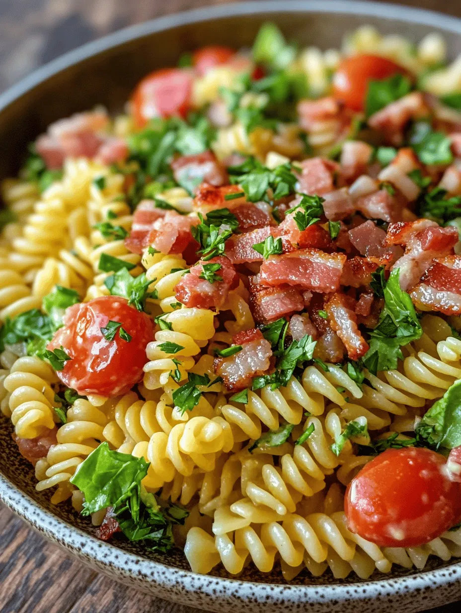 If you’re a fan of the classic BLT sandwich, then you’re in for a treat with this Savory Bacon-Lover's BLT Pasta Salad Recipe. This delightful dish takes the beloved flavors of bacon, lettuce, and tomatoes and transforms them into a satisfying pasta salad that is perfect for any occasion. Whether it’s a summer picnic, a potluck, or a family dinner, this recipe promises to be a crowd-pleaser that combines comfort and freshness in every bite.