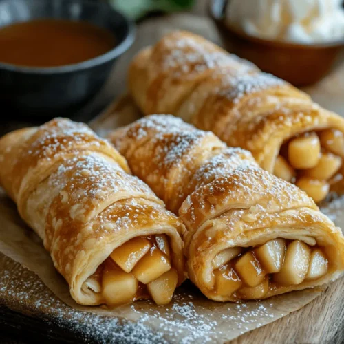 If you're looking for a dessert that combines the comforting flavors of a traditional apple pie with the convenience of modern cooking, then Apple Pie Crescent Rolls Delight is the perfect recipe for you. This delightful dish takes the beloved flavors of apple pie and wraps them in flaky crescent roll dough, creating a sweet treat that is not only delicious but also incredibly easy to prepare. Perfect for busy weeknights or impromptu gatherings, these rolls bring together the warmth of cinnamon-spiced apples and the buttery goodness of crescent dough, making them a hit with both kids and adults alike.