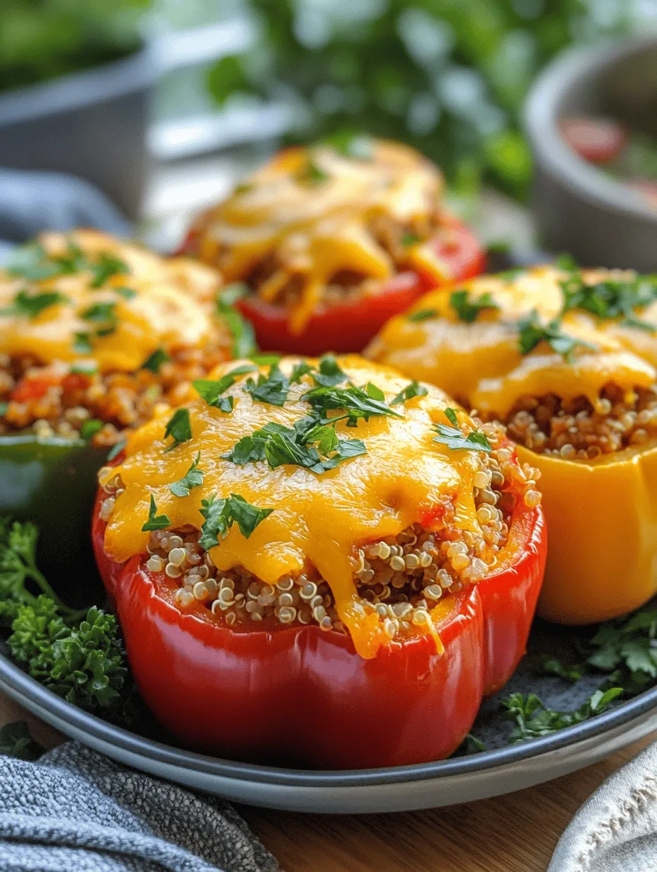 Stuffed bell peppers are a delightful dish that has captured the hearts of food enthusiasts around the world. Their versatility allows for an array of filling options, making them suitable for various dietary preferences and taste profiles. This colorful dish is not only visually appealing but also packed with nutrition, making it a perfect choice for a wholesome meal. The vibrant hues of the bell peppers combined with a savory stuffing create a feast for the eyes and the palate.