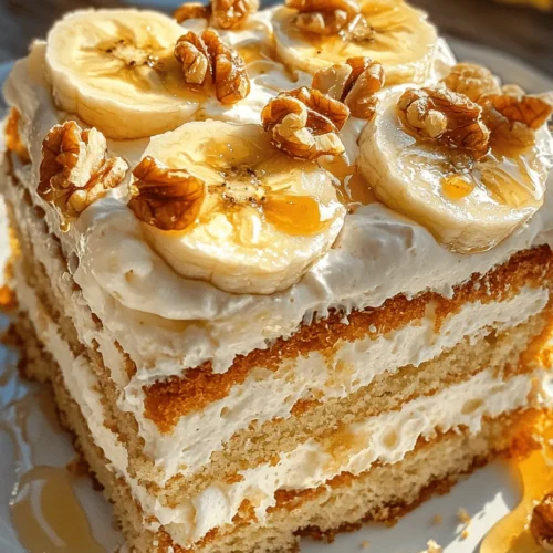 If you’re searching for a dessert that combines the sweetness of ripe bananas, the crunch of walnuts, and the velvety richness of cream, look no further than the Heavenly Banana Walnut Cream Cake. This delightful cake is not only a treat for the taste buds but also a feast for the eyes, making it perfect for any occasion, whether it’s a birthday celebration, a family gathering, or simply a special dessert to enjoy at home. With its moist layers and luscious cream filling, this cake is sure to become a favorite in your baking repertoire.