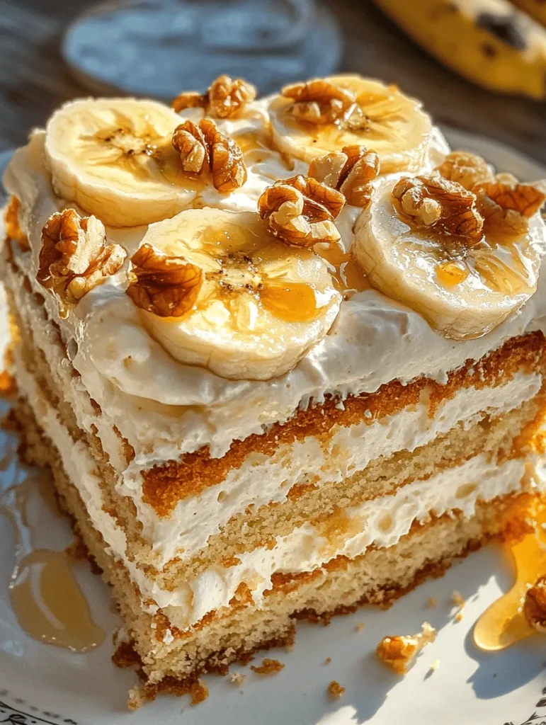 If you’re searching for a dessert that combines the sweetness of ripe bananas, the crunch of walnuts, and the velvety richness of cream, look no further than the Heavenly Banana Walnut Cream Cake. This delightful cake is not only a treat for the taste buds but also a feast for the eyes, making it perfect for any occasion, whether it’s a birthday celebration, a family gathering, or simply a special dessert to enjoy at home. With its moist layers and luscious cream filling, this cake is sure to become a favorite in your baking repertoire.