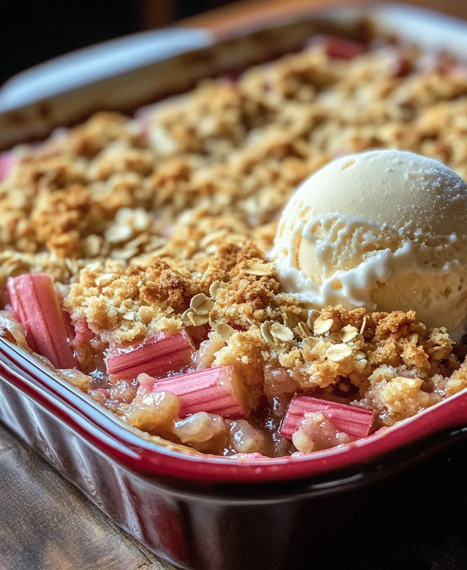 There's something truly enchanting about homemade desserts—the way they evoke memories and warm our hearts, often reminding us of cherished moments spent around the family table. Among the countless sweet treats that grace our kitchens, family recipes hold a special place, carrying with them stories of generations past and the love that transcends time. One such beloved recipe is Grandma's Rustic Rhubarb Crisp, a delightful dessert that has been passed down through the years, capturing the essence of home and comfort in every bite.