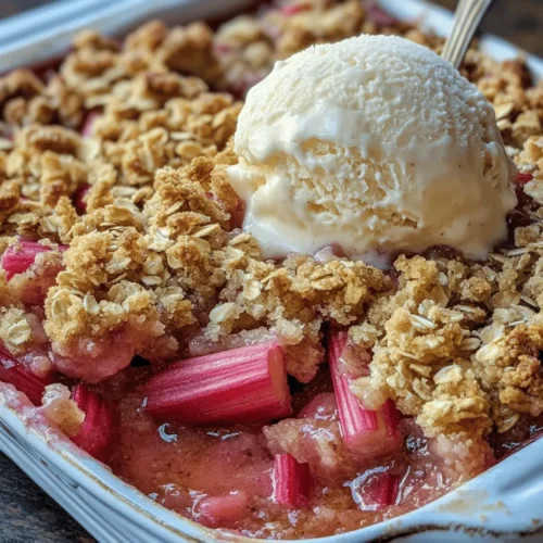 There's something truly enchanting about homemade desserts—the way they evoke memories and warm our hearts, often reminding us of cherished moments spent around the family table. Among the countless sweet treats that grace our kitchens, family recipes hold a special place, carrying with them stories of generations past and the love that transcends time. One such beloved recipe is Grandma's Rustic Rhubarb Crisp, a delightful dessert that has been passed down through the years, capturing the essence of home and comfort in every bite.