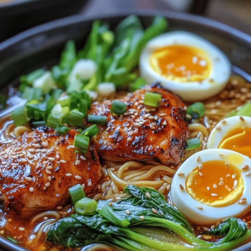 Ramen, often hailed as one of the ultimate comfort foods, has captured the hearts and palates of people worldwide. Originating from Japan, this beloved noodle soup has transcended cultural boundaries, evolving into numerous variations that reflect regional tastes and traditions. Among its diverse interpretations is the Fiery Chicken Ramen, a dish that embodies warmth, flavor, and a touch of spice, making it particularly appealing during the colder months. This recipe not only caters to spice enthusiasts but also offers a hearty and nutritious meal that can satisfy even the most discerning of appetites.