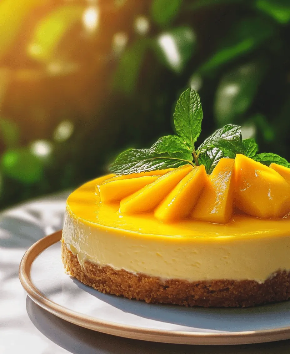 Creating a mango cheesecake that impresses requires attention to detail when it comes to ingredients. Below is a comprehensive breakdown of everything you will need to bring this delicious dessert to life.
