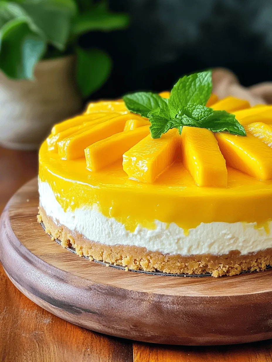 Creating a mango cheesecake that impresses requires attention to detail when it comes to ingredients. Below is a comprehensive breakdown of everything you will need to bring this delicious dessert to life.