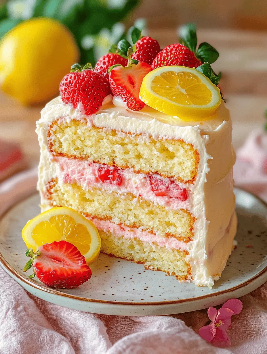 To create the perfect Strawberry Lemonade Cake, it’s essential to understand the role of each ingredient. Every component contributes to the cake's texture, flavor, and overall success.