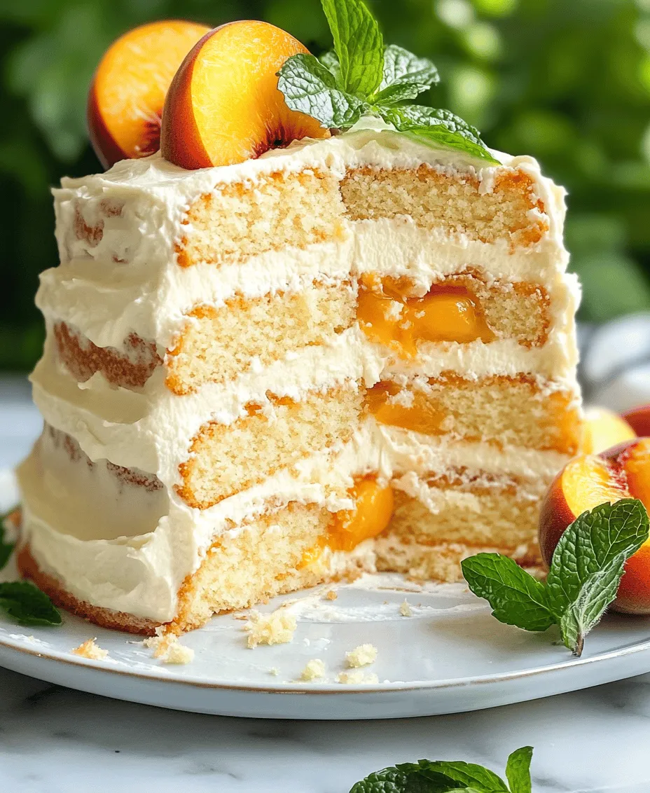 As the warm sun of summer approaches, there’s nothing quite as delightful as indulging in a slice of Peaches and Cream Layer Cake. This luscious dessert captures the essence of the season with its rich layers of moist cake, fresh peaches, and creamy frosting, making it an ideal choice for summer gatherings, birthdays, or simply to enjoy on a sunny afternoon. The combination of sweet, juicy peaches and the smooth, decadent cream creates a symphony of flavors that evoke memories of summer picnics and family celebrations.