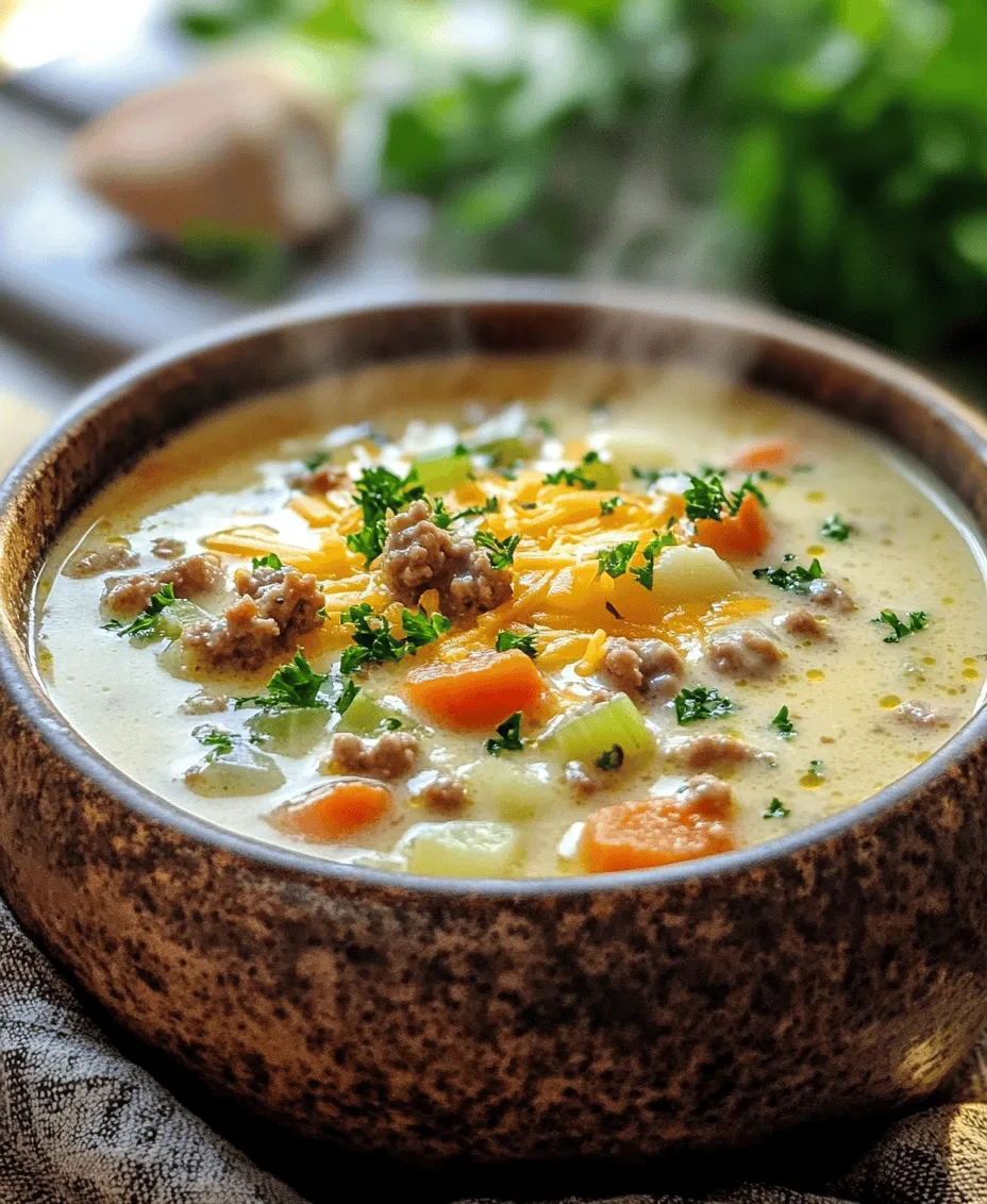 When it comes to comfort food, few dishes can rival the warm and hearty embrace of a chowder. Known for their rich, creamy textures and robust flavors, chowder soups have been a staple in kitchens around the world. The beauty of chowder lies not just in its satisfying nature but also in its ability to incorporate a variety of ingredients, creating endless possibilities for delicious variations. One such delightful twist on this classic is the Cheeseburger Chowder Soup. This dish marries the beloved flavors of a cheeseburger with the comforting qualities of chowder, resulting in a unique and satisfying meal that is perfect for any occasion.