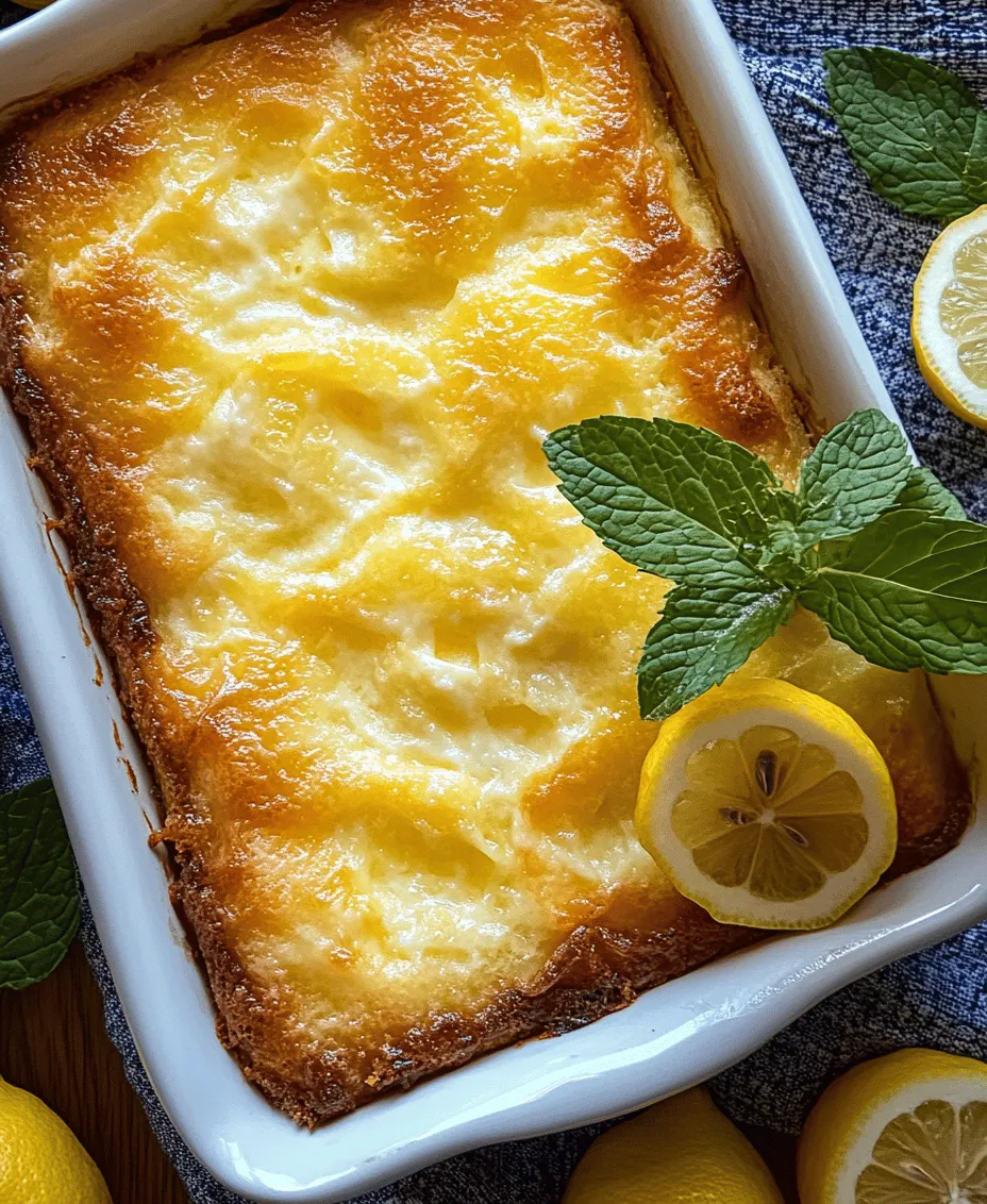 When it comes to desserts that are both delicious and effortless, dump cakes hold a special place in the hearts of home bakers. Known for their simple assembly and minimal prep time, dump cakes are perfect for those who want to whip up a sweet treat without spending hours in the kitchen. Among the myriad of flavors available, the Tangy Lemon Cream Cheese Dump Cake stands out as a refreshing and delightful option that is sure to impress friends and family alike.
