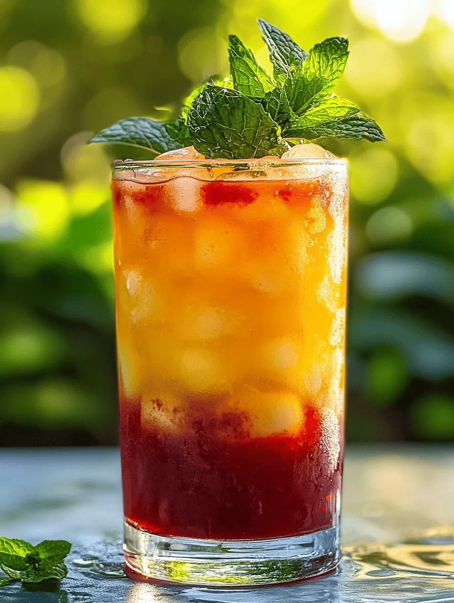 As the sun shines brightly and temperatures rise, there’s no better way to refresh yourself than with a vibrant and revitalizing drink. Enter the Tropical Sunset Splash, a delightful tropical beverage that captures the essence of summer in every sip. This drink is not only a feast for the eyes, with its stunning colors reminiscent of a sunset, but it also packs a nutritional punch with its wholesome ingredients. Perfect for warm days, beach parties, or simply lounging by the pool, this refreshing drink will transport you to a tropical paradise with just one taste.