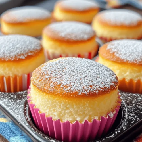 Delve into the world of delightful desserts with the creation of Fluffy Clouds of Delight: Moist Mini Japanese Cheesecakes. This treat has captured the hearts of dessert lovers everywhere and has become a staple in many patisseries and cafes. What sets these airy, light cheesecakes apart is their unique texture that sits comfortably between a soufflé and a traditional cheesecake. Known for their delicate fluffiness and creamy richness, mini Japanese cheesecakes are perfect for those who appreciate desserts that are not overly sweet but instead provide a harmonious balance of flavors and textures.